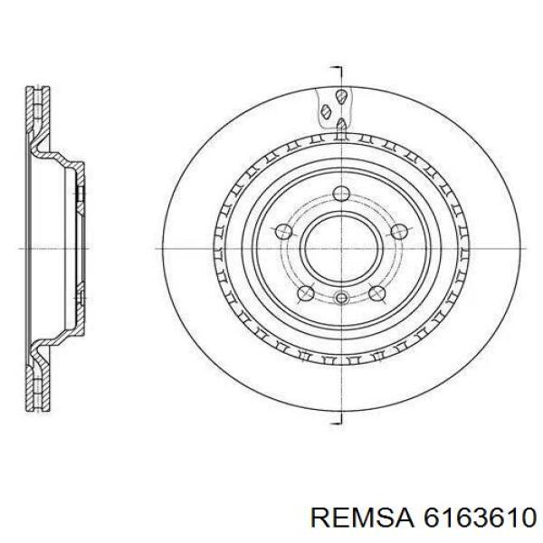 Задні дискові гальма Remsa 6163610 ціна, від 86.05 USD