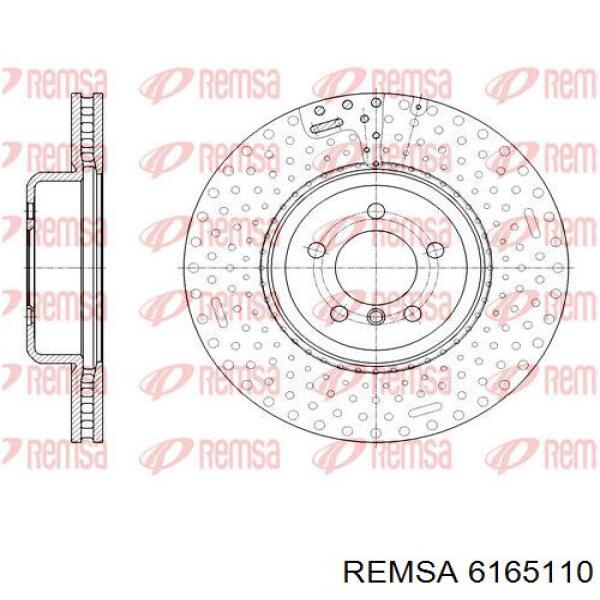 6165110 Remsa Гальмо дискове переднє