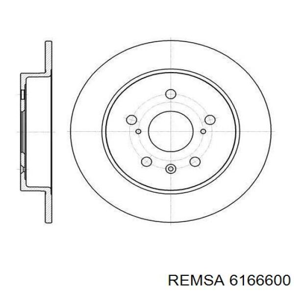 Задні дискові гальма Remsa 6166600 ціна, від 35.93 USD