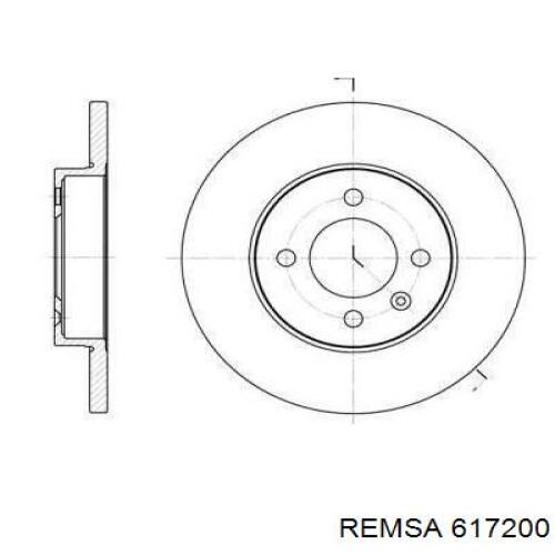 Купити 617200 Remsa Ротор гальмівний