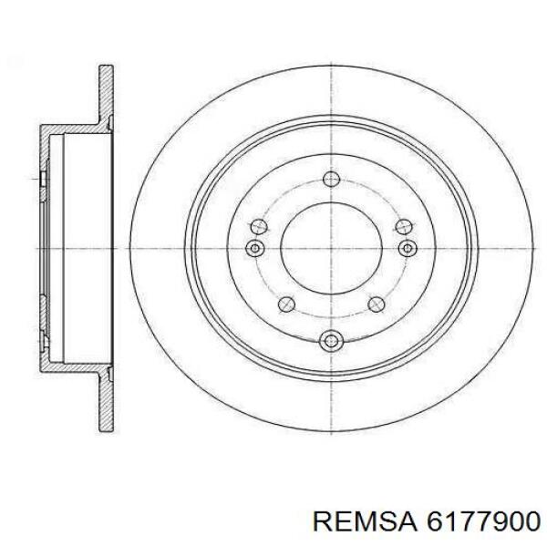 Задні дискові гальма Remsa 6177900 ціна, від 51.71 USD