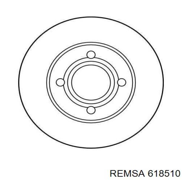 Диск переднього гальма Remsa 618510 ціна, від 31.74 USD