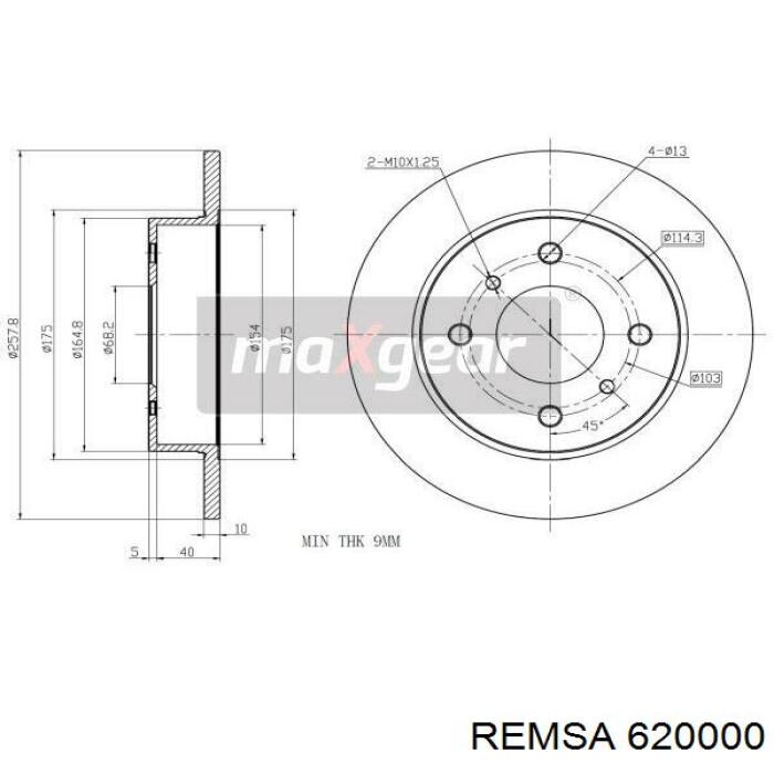 620000 Remsa Дискові гальма
