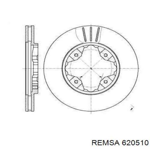 620510 Remsa Гальмо дискове переднє