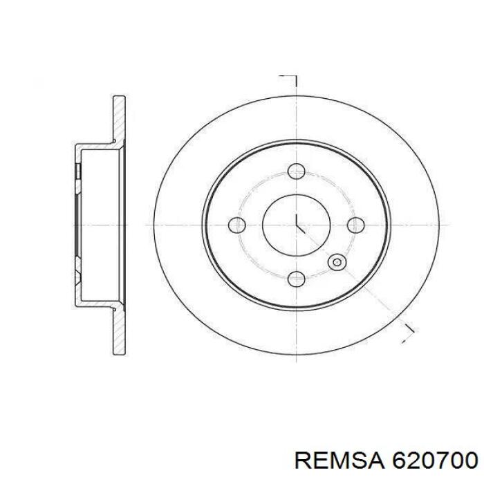 Задні дискові гальма Remsa 620700 ціна, від 25.65 USD