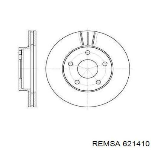 621410 Remsa диск гальмівний передній
