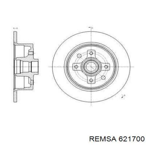 Задні дискові гальма Remsa 621700 ціна, від 39.49 USD