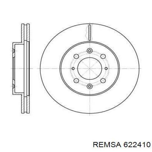 Диск переднього гальма Remsa 622410 ціна, від 31.32 USD