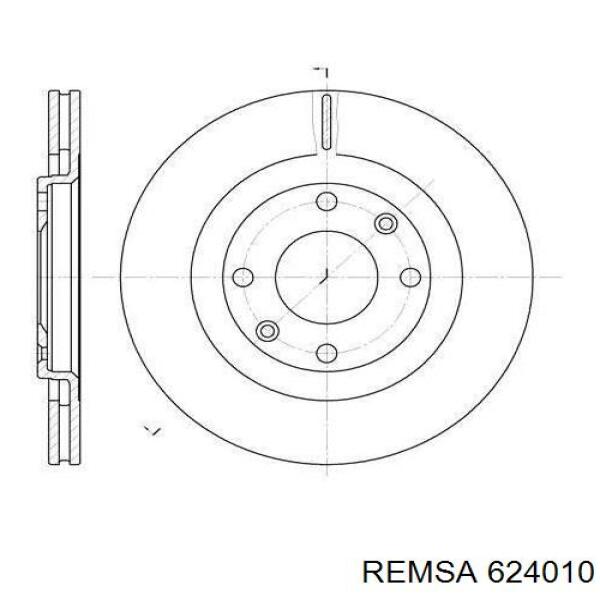 Купити 624010 Remsa Ротор гальмівний