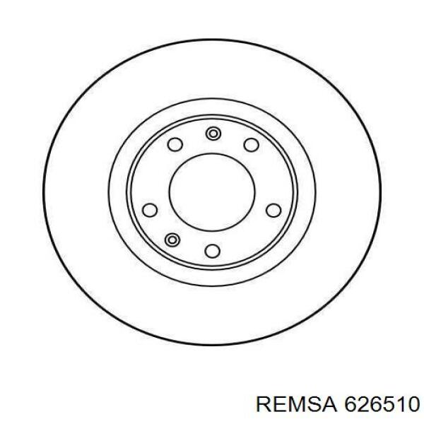 626510 Remsa диск гальмівний передній