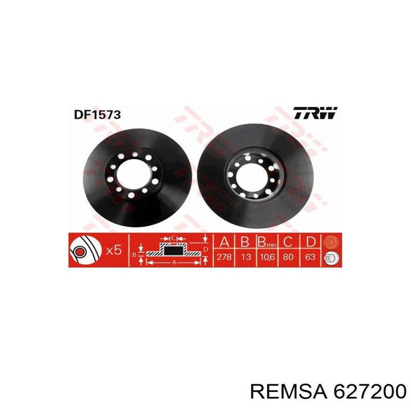 627200 Remsa Гальмо дискове переднє