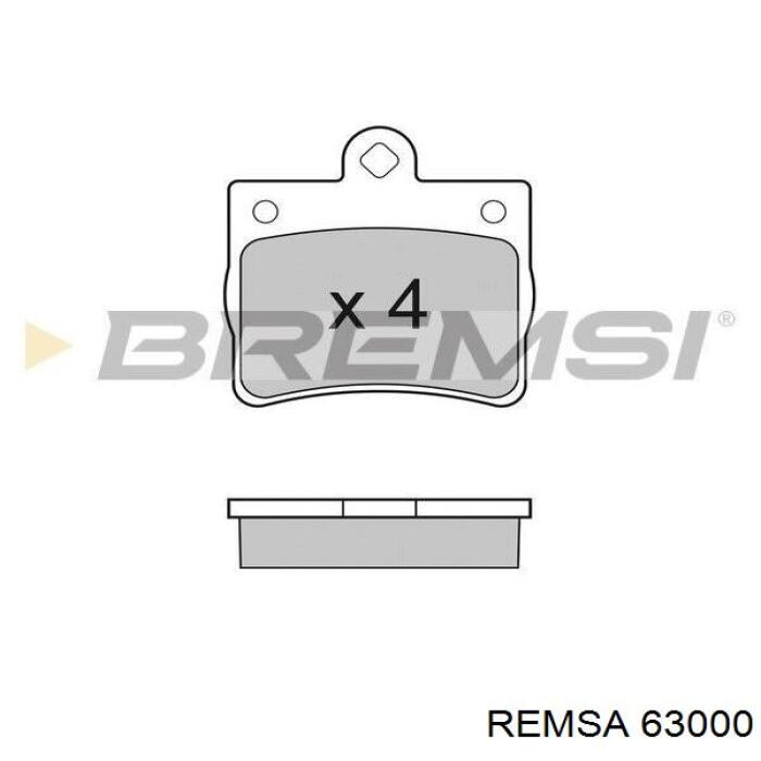Задні гальмівні колодки Remsa 63000 ціна, від 12.89 USD
