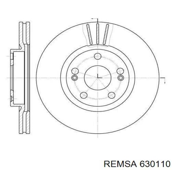 Купити 630110 Remsa Ротор гальмівний