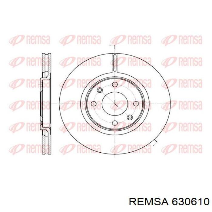 630610 Remsa диск гальмівний передній