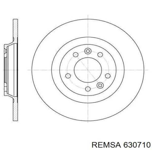 Гальмівні диски передні 630710 Remsa