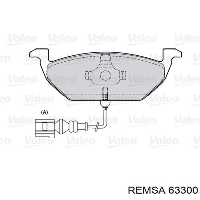 Гальмівні колодки Remsa 63300 ціна, від 24.80 USD
