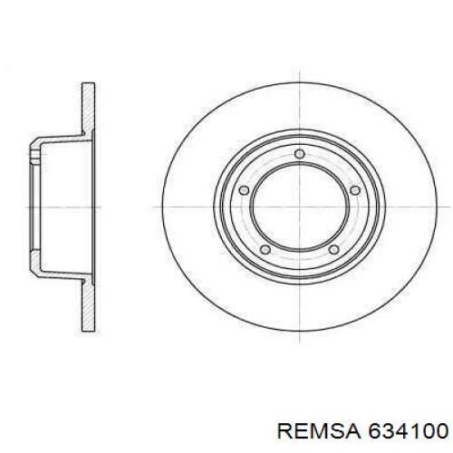 Купити 634100 Remsa Ротор гальмівний