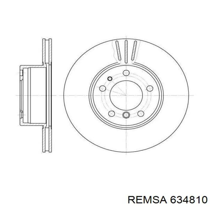 Купити 634810 Remsa Ротор гальмівний