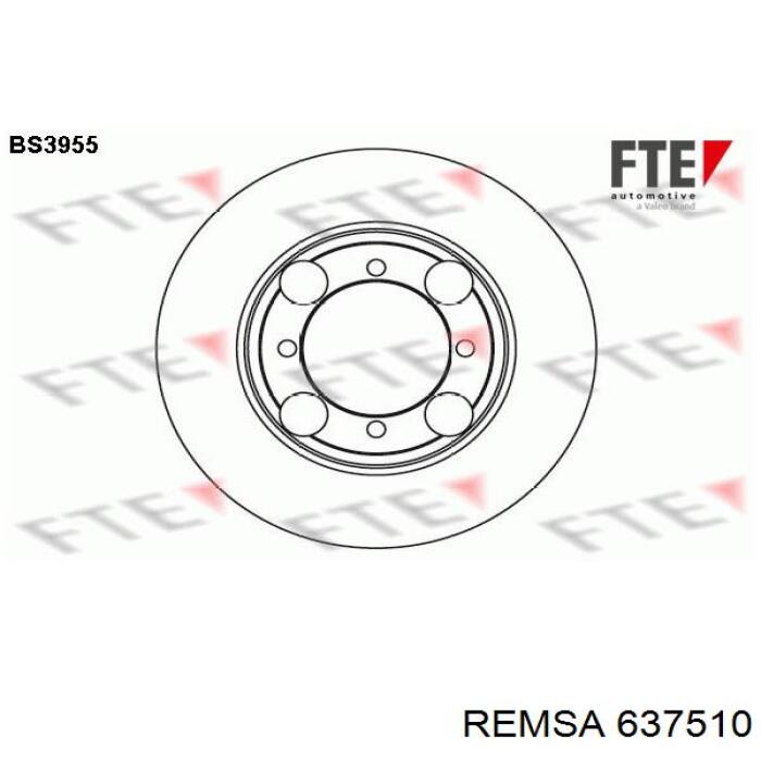 Купити 637510 Remsa Ротор гальмівний