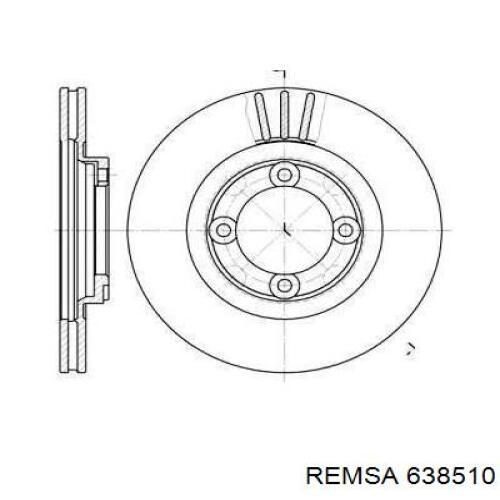 Купити 638510 Remsa Ротор гальмівний