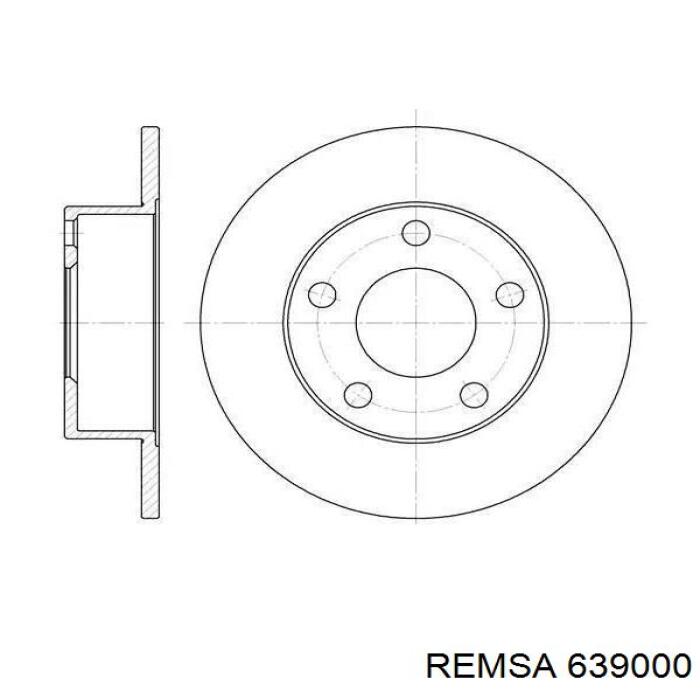 Гальмівні диски 6105508C Ashika