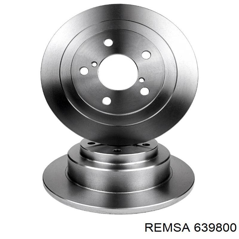 Диск гальмівний задній Remsa 639800