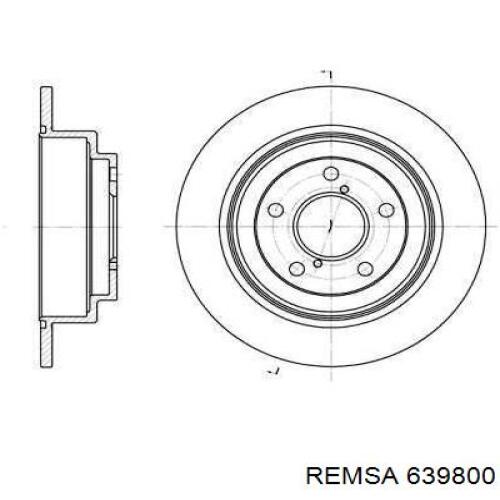 Задні дискові гальма Remsa 639800 ціна, від 28.26 USD