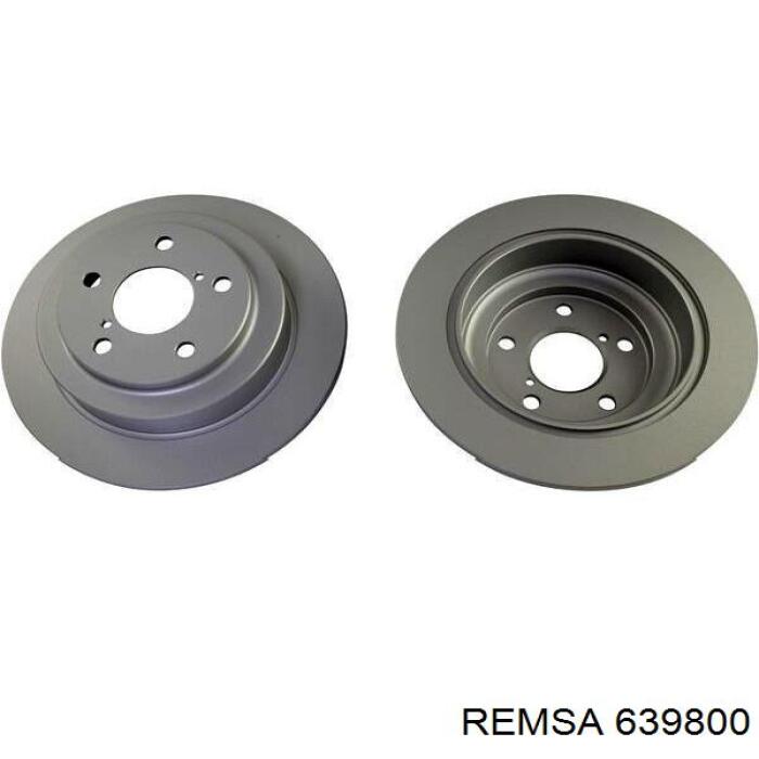 639800 Remsa диск гальмівний задній