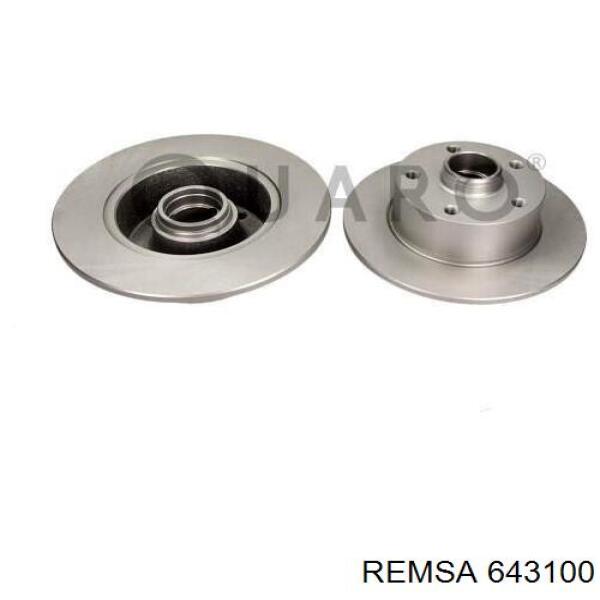 Купити 643100 Remsa Диск заднього гальма