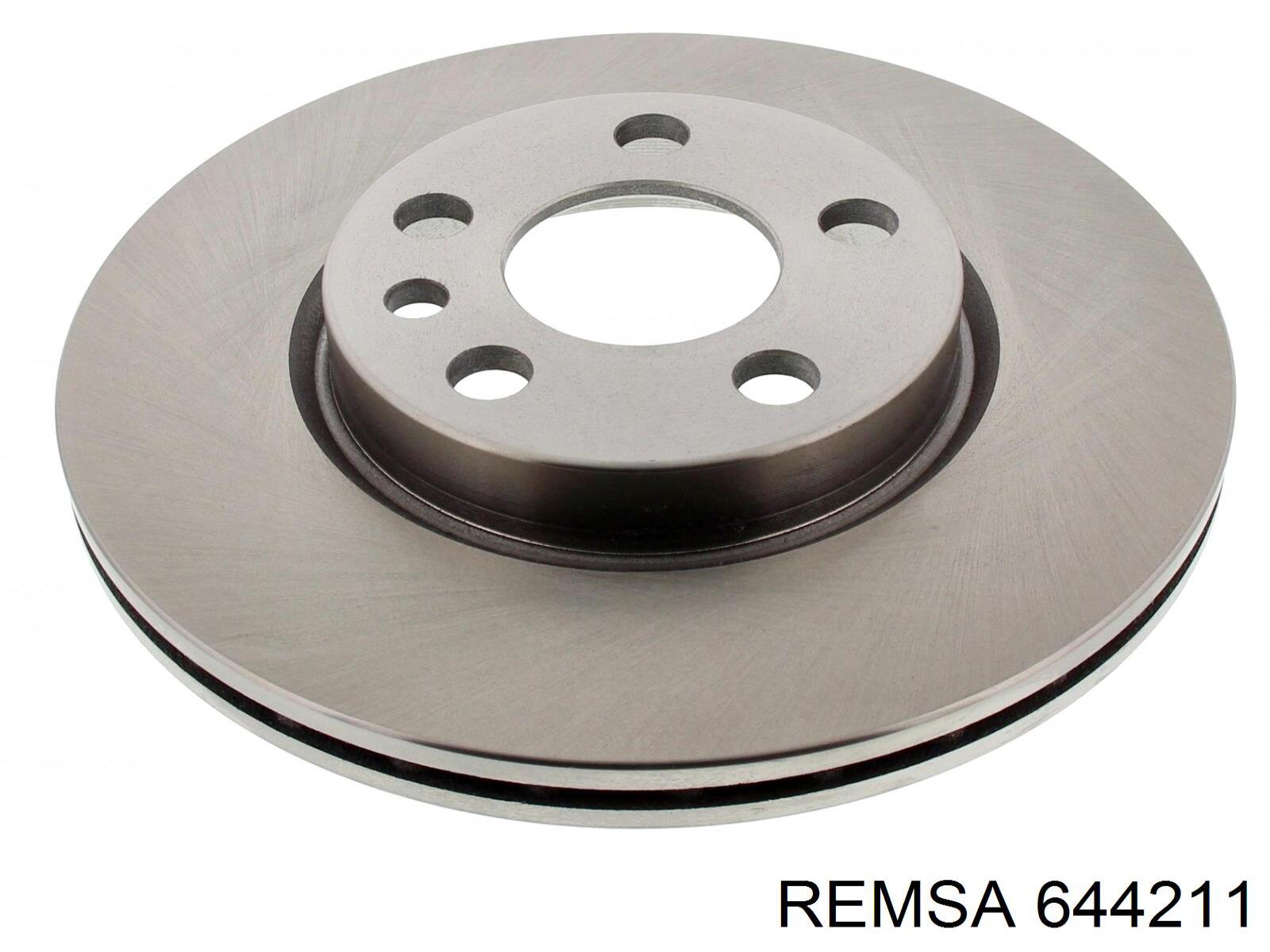 Диск гальмівний передній Remsa 644211