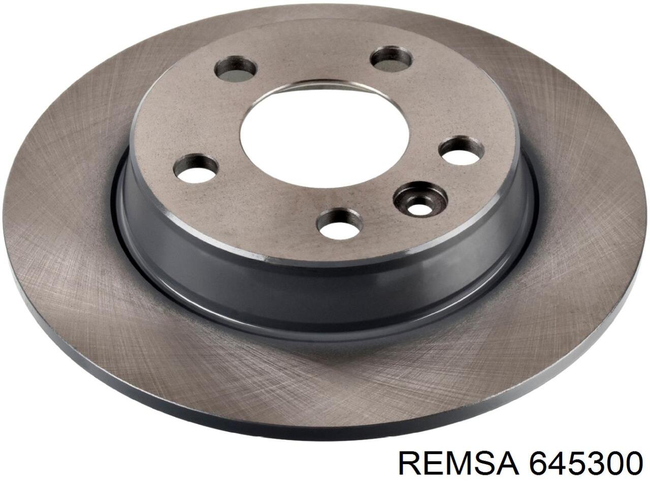 645300 Remsa диск гальмівний задній