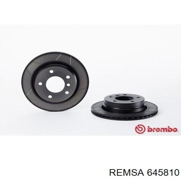 Диск гальмівний задній Remsa 645810
