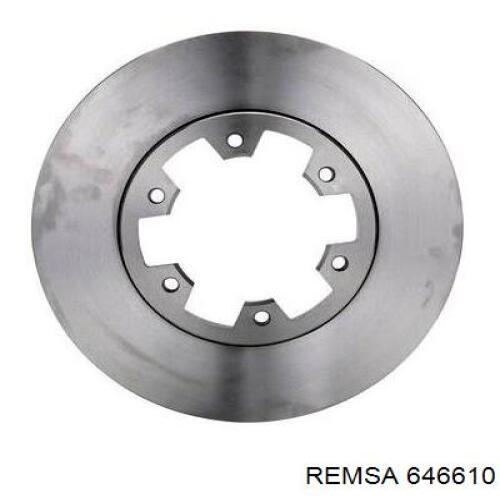 Диск гальмівний передній Remsa 646610