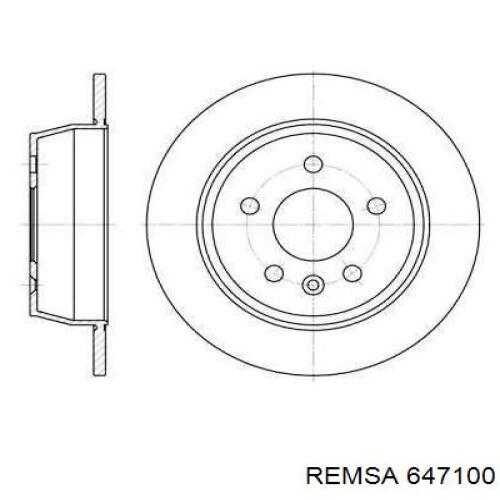 Задні дискові гальма Remsa 647100 ціна, від 30.63 USD