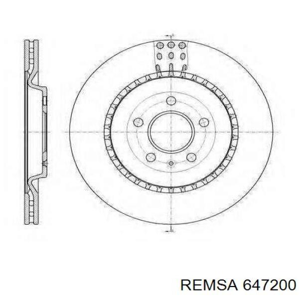Купити 647200 Remsa Ротор гальмівний