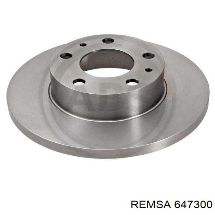 Диск гальмівний передній Remsa 647300