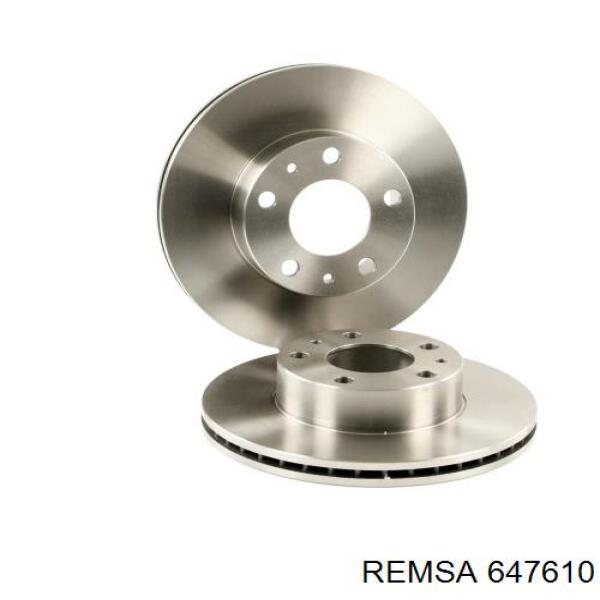 Диск гальмівний передній Remsa 647610