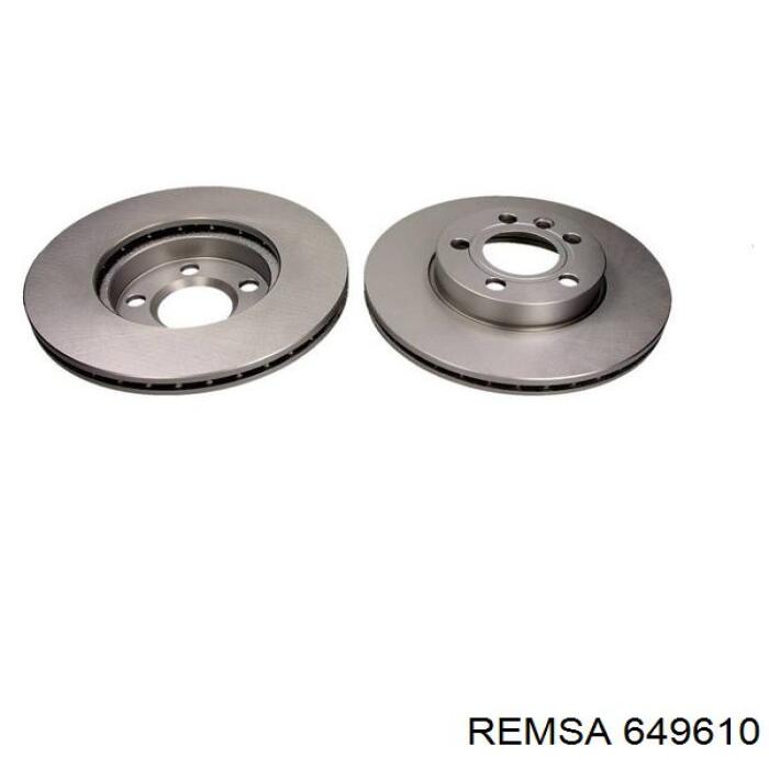 Диск гальмівний передній Remsa 649610