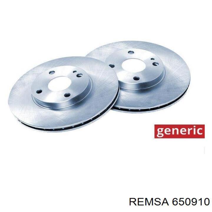 Диск переднього гальма Remsa 650910 ціна, від 60.44 USD