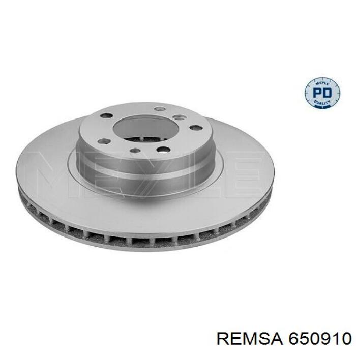 Диск переднього гальма Remsa 650910 ціна, від 60.44 USD