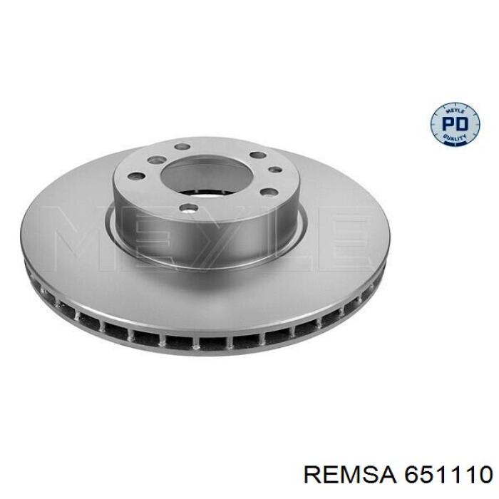 Диск переднього гальма Remsa 651110 ціна, від 73.50 USD