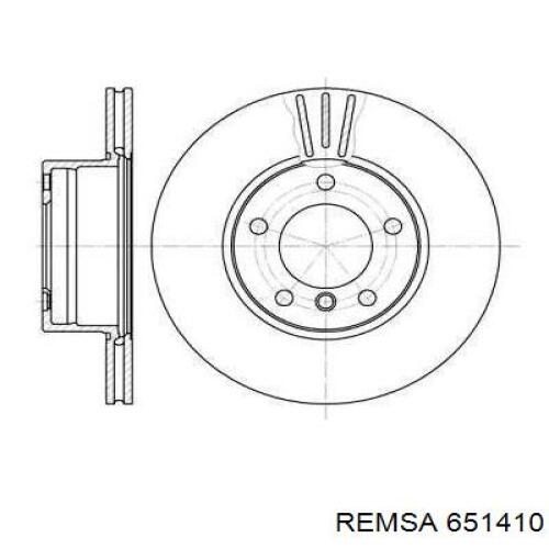 651410 Remsa Гальмо дискове переднє