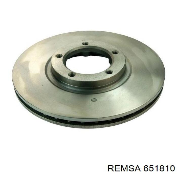 Диск гальмівний передній Remsa 651810