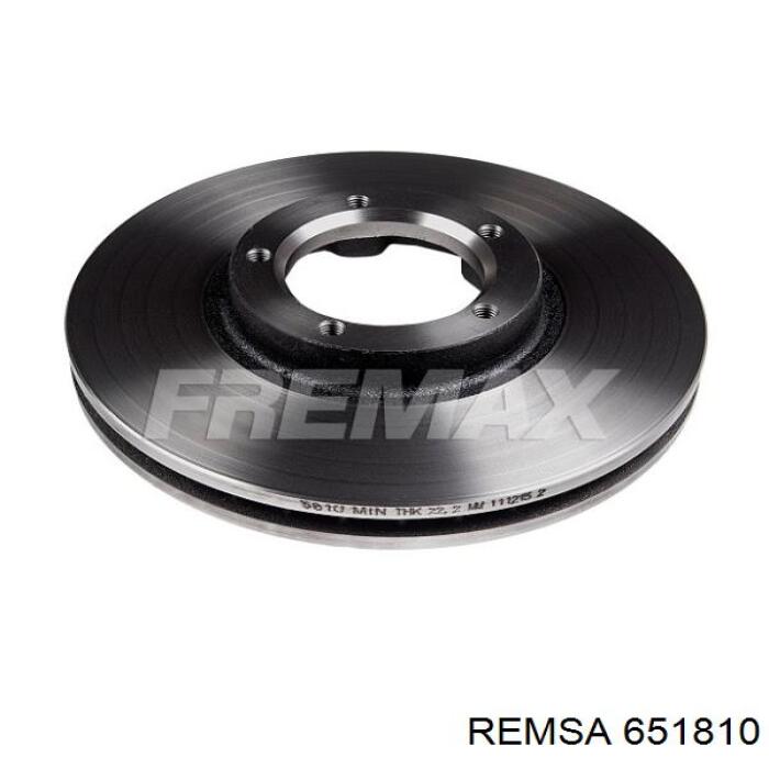 651810 Remsa Гальмо дискове переднє