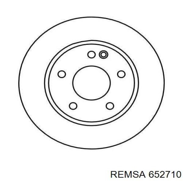 Гальмівні диски передні 652710 Remsa