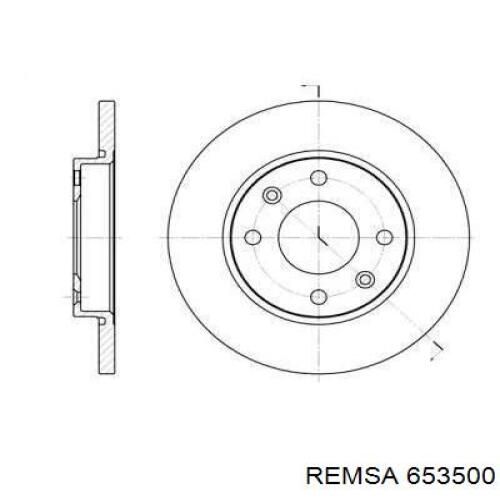 Купити 653500 Remsa Ротор гальмівний