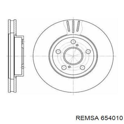654010 Remsa Гальмо дискове переднє