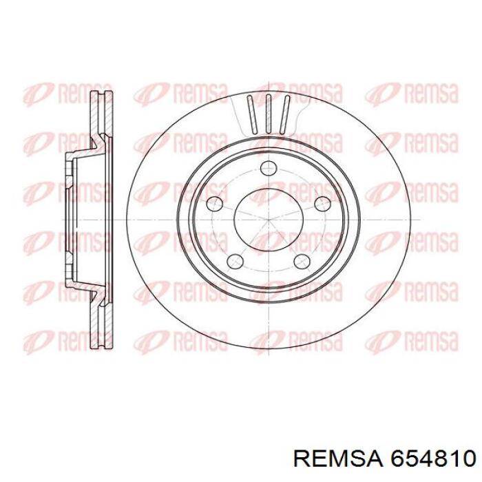 654810 Remsa Гальмо дискове переднє