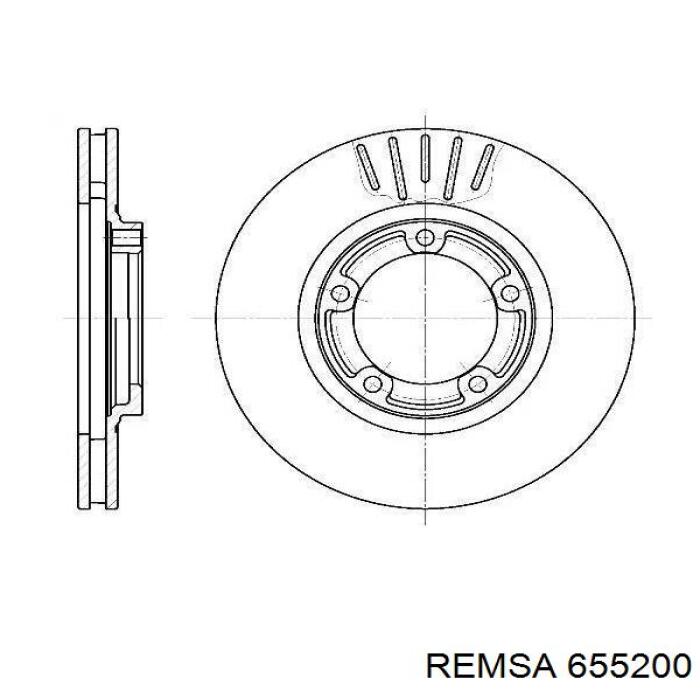 Задні дискові гальма Remsa 655200 ціна, від 54.77 USD