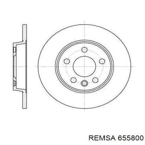 655800 Remsa Дискові гальма